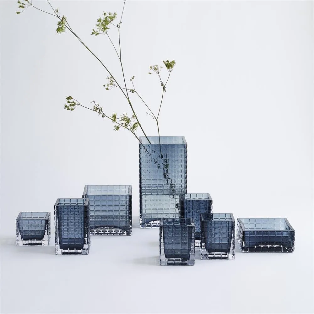 City Hurricane vaas, Blauw Louise Roe