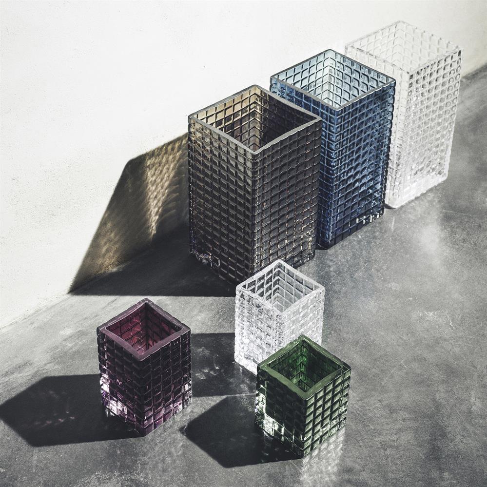 City Hurricane vaas, Blauw Louise Roe