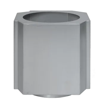 Funki pot L 52 cm - Brushed Aluminium - Louise Roe