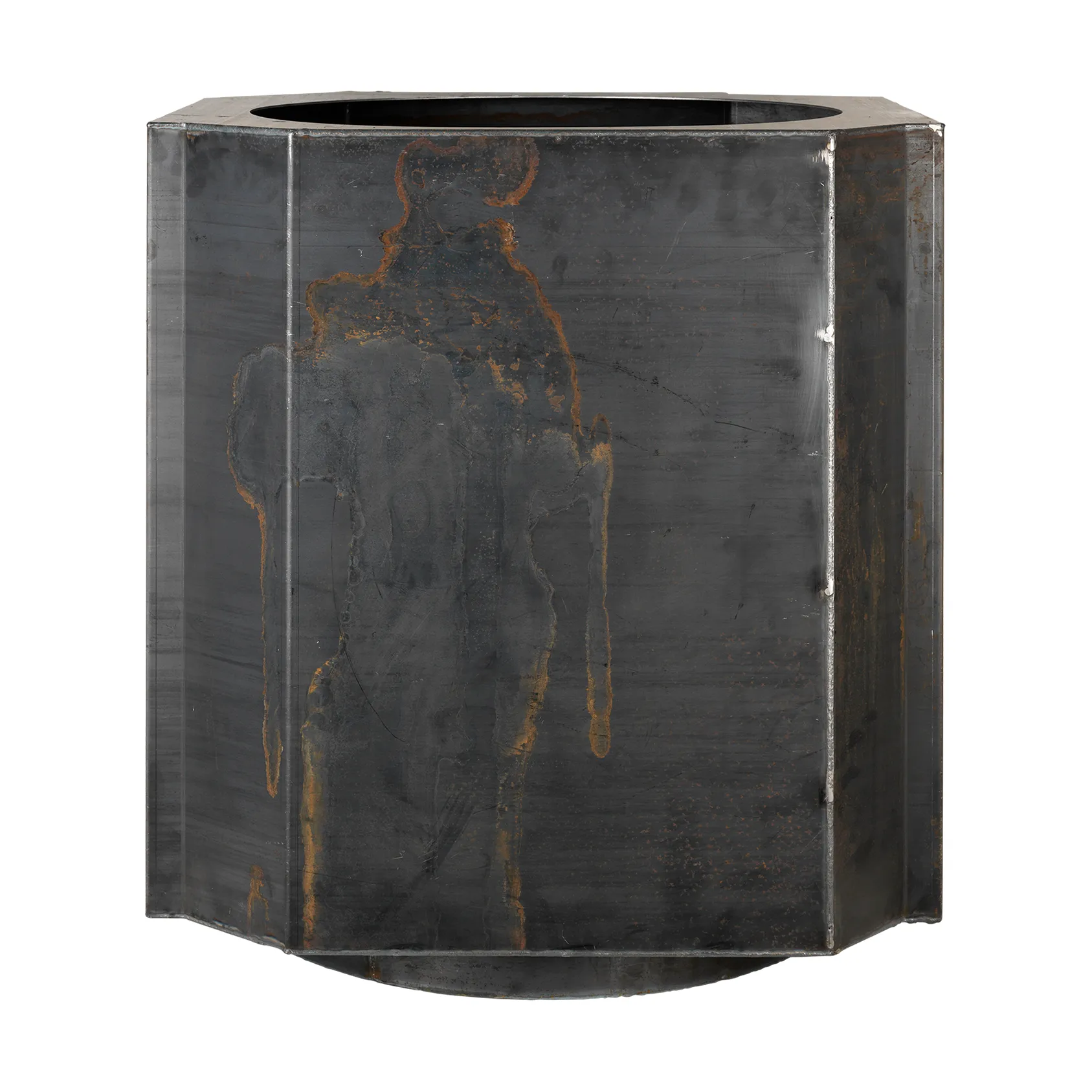 Funki pot L 52 cm, Raw Iron Louise Roe