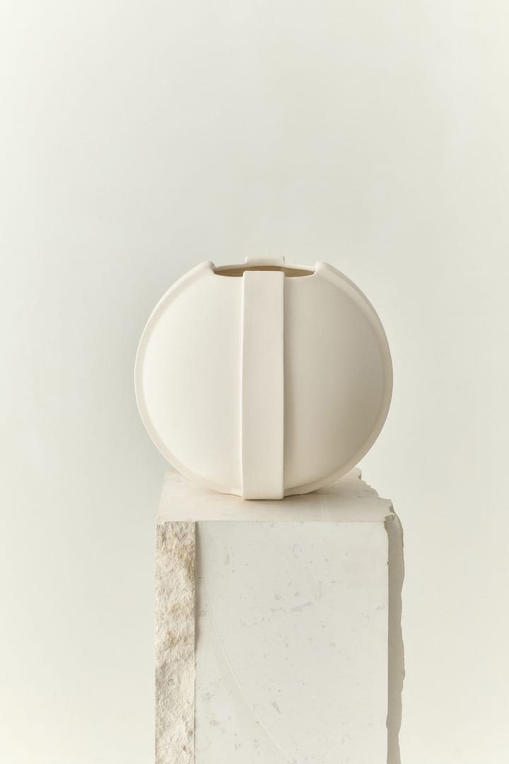 Vinci vaas 01 29 cm, Raw White Louise Roe