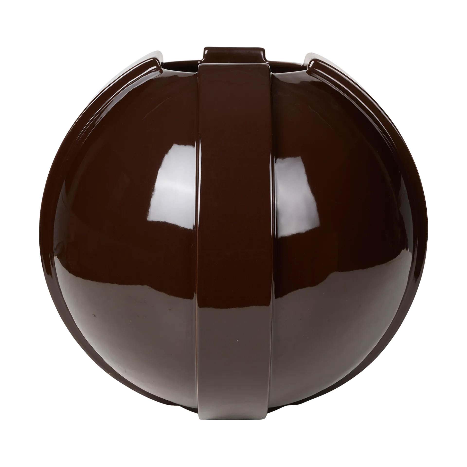 Vinci vaas 02 39 cm, Dark Brown Louise Roe