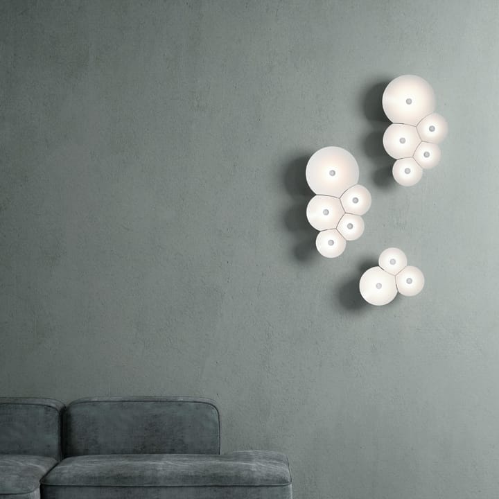 Bulbullia muurlamp, wit Luceplan