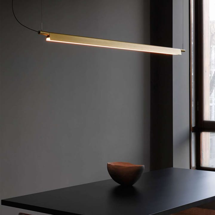 Compendium hanglamp, messing, incl. dimmer Luceplan