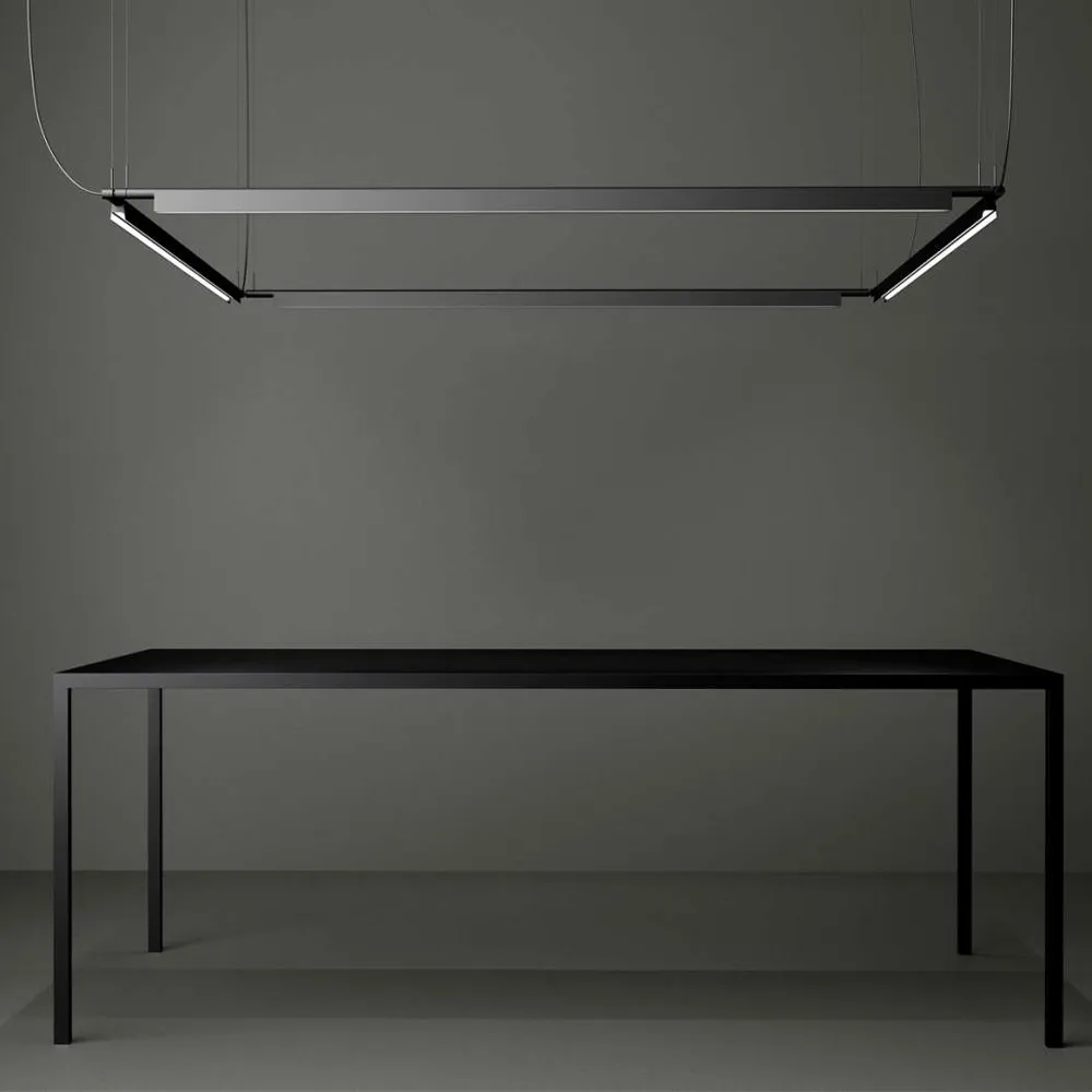 Compendium hanglamp, zwart, incl. fasedimmer Luceplan