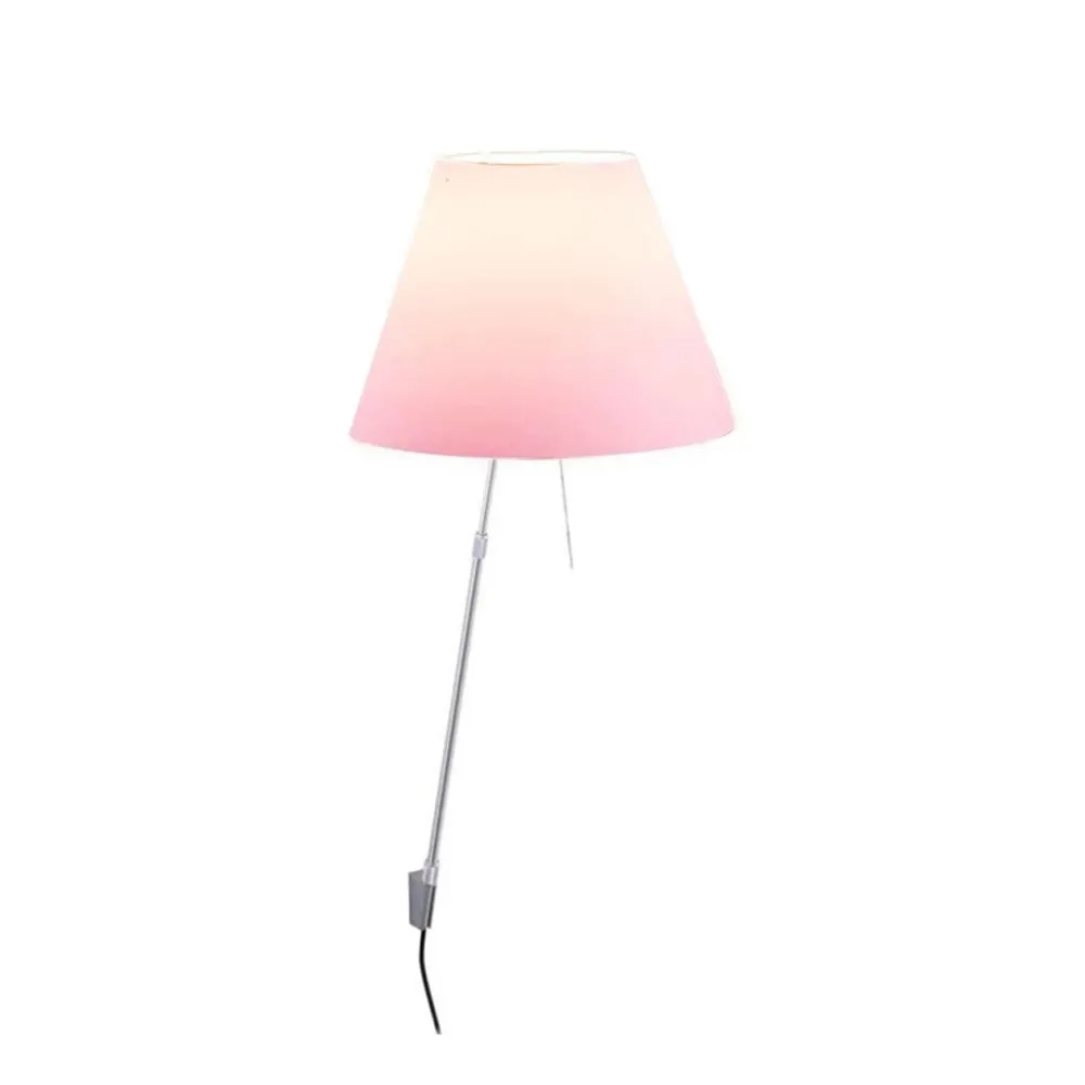 Costanza D13 a muurlamp, edgy pink Luceplan