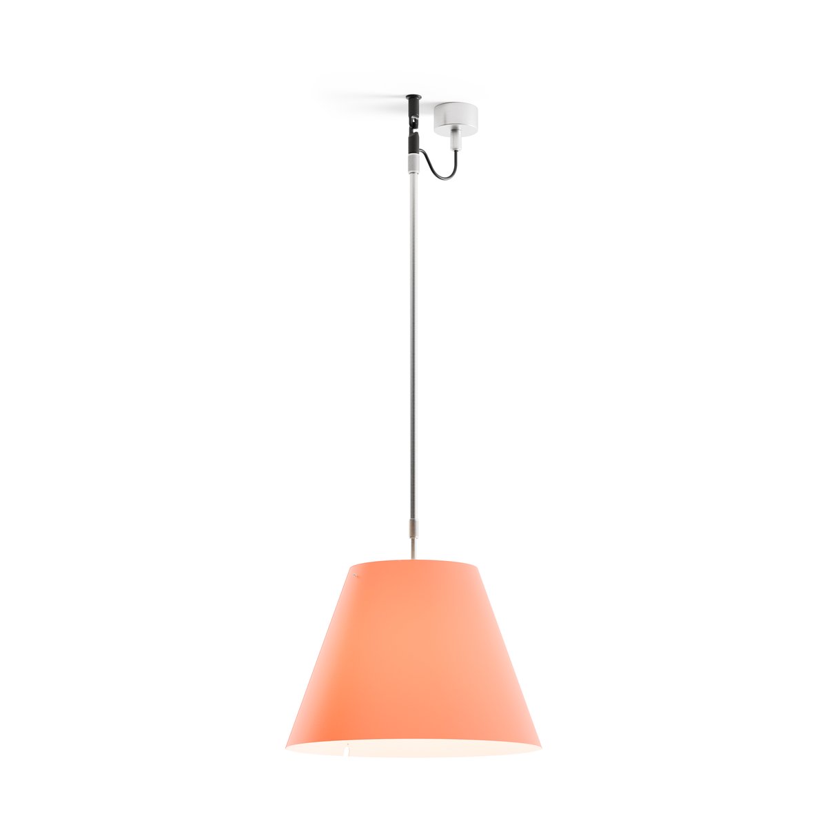 Luceplan Costanza D13 s hanglamp edgy pink