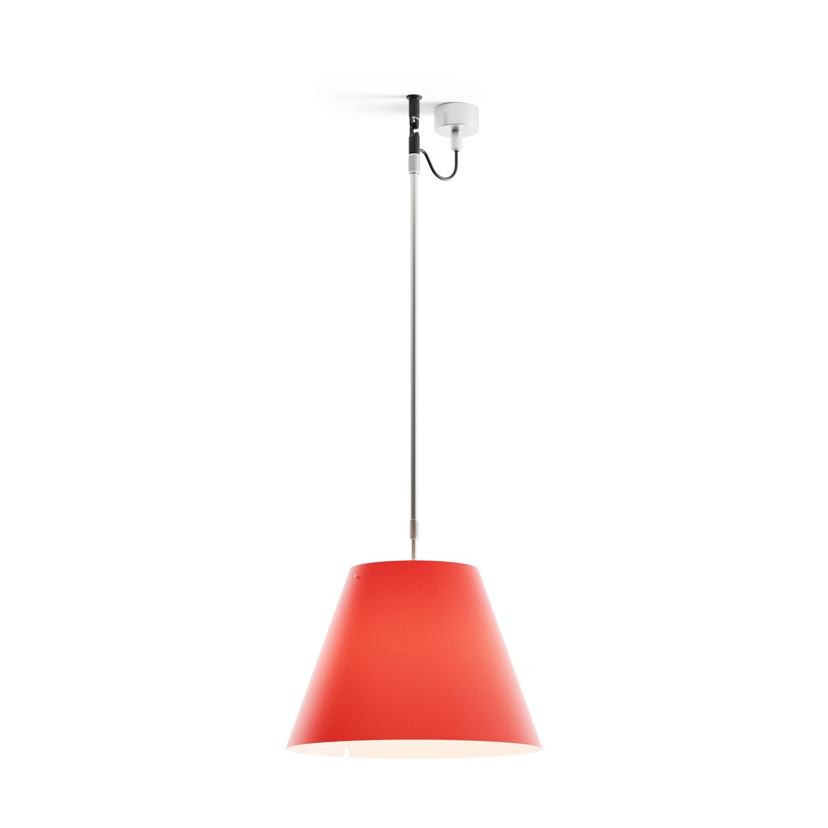 Luceplan Costanza D13 s hanglamp primary red