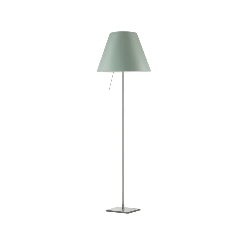 Costanza D13 t.i.f. vloerlamp, comfort green Luceplan