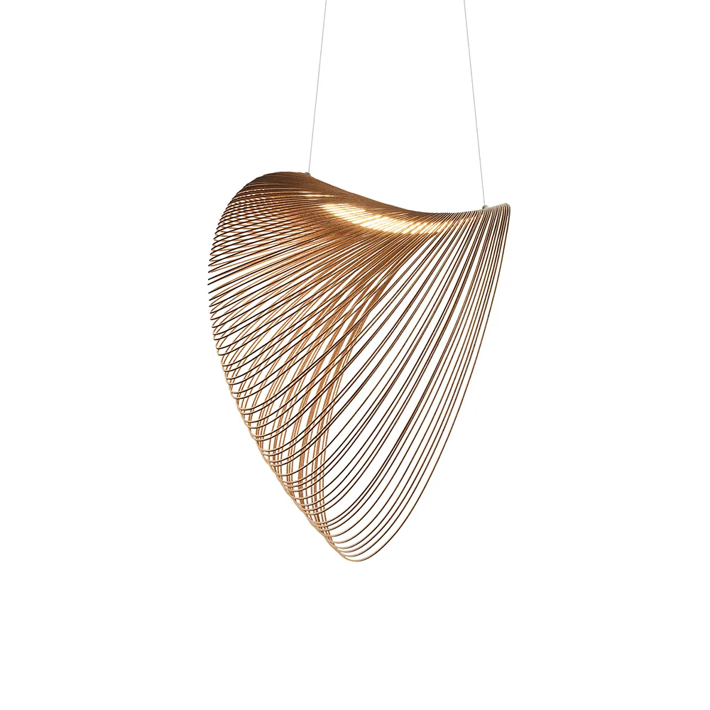 Illan hanglamp, birch, ø80cm Luceplan