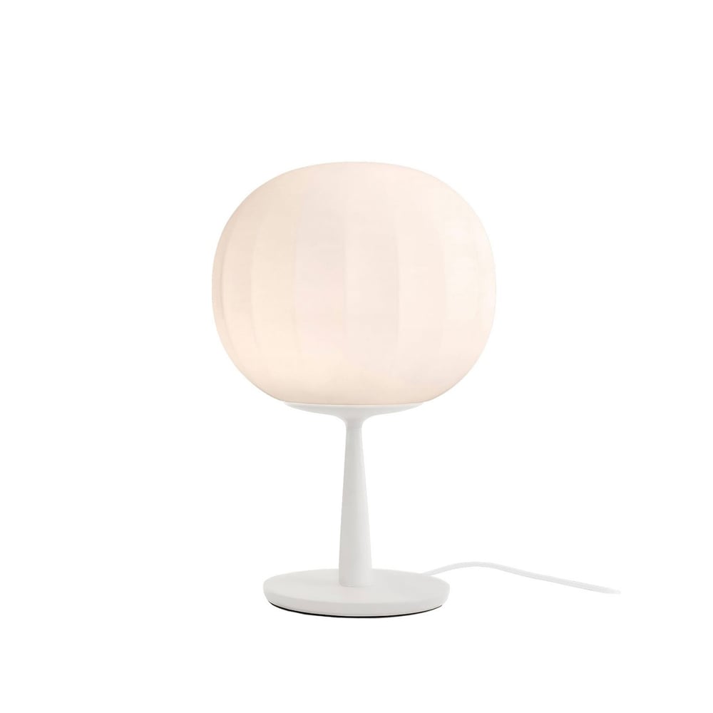 Luceplan Lita tafellamp ø18 cm, wit onderstel