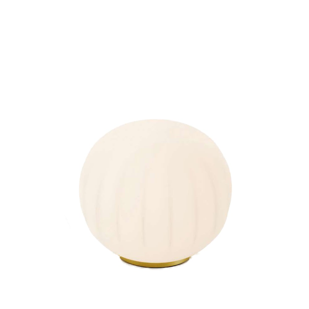 Luceplan Lita tafellamp o30 cm, messing fitting | Scandinavisch Interieur | Bureau- & tafellampen | Wit