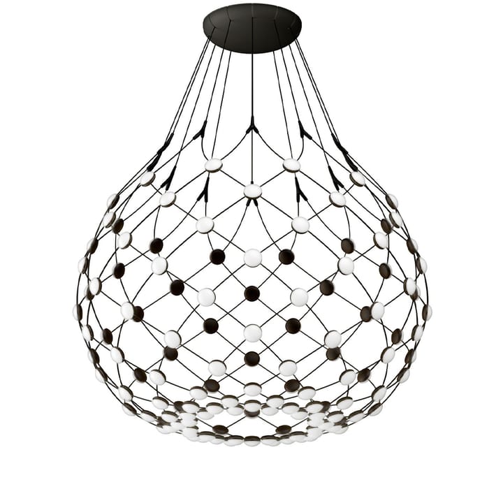 Mesh plafondlamp - zwart, large - Luceplan