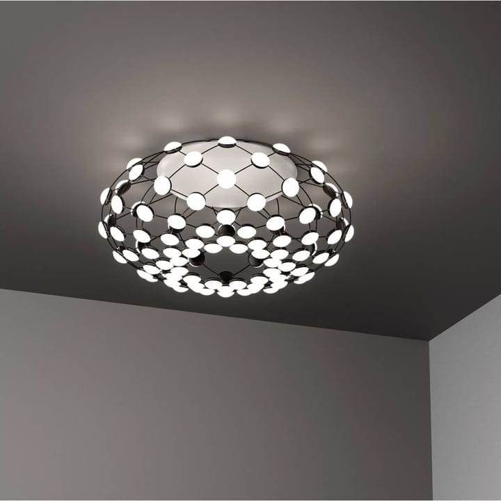 Mesh plafonnière, zwart Luceplan