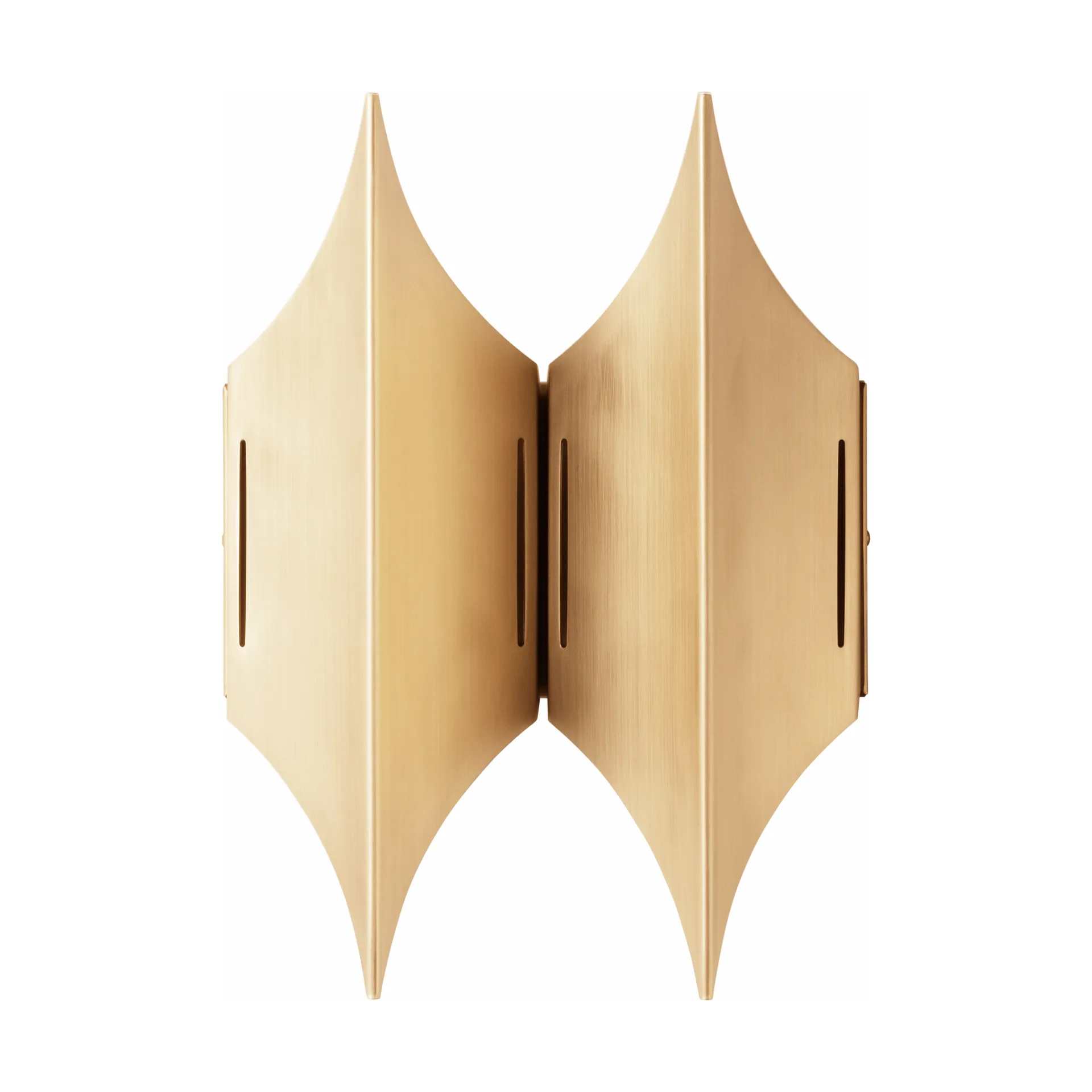 Gothic II wandlamp, Brass LYFA