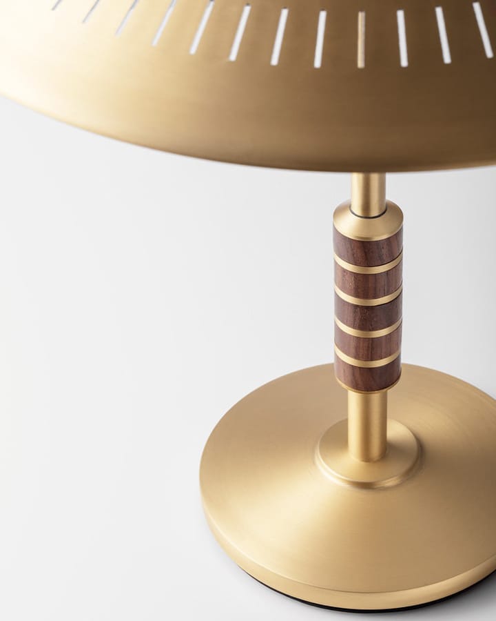 Governor 250 tafellamp, Brass-walnut LYFA