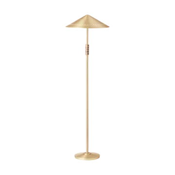 Governor 405 vloerlamp - Brass-walnut - LYFA