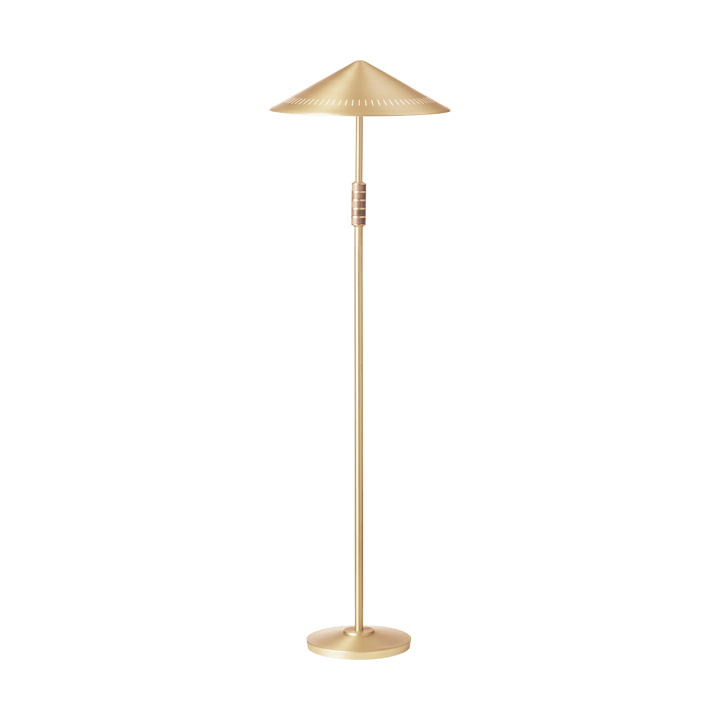 Governor 405 vloerlamp - Brass-walnut - LYFA