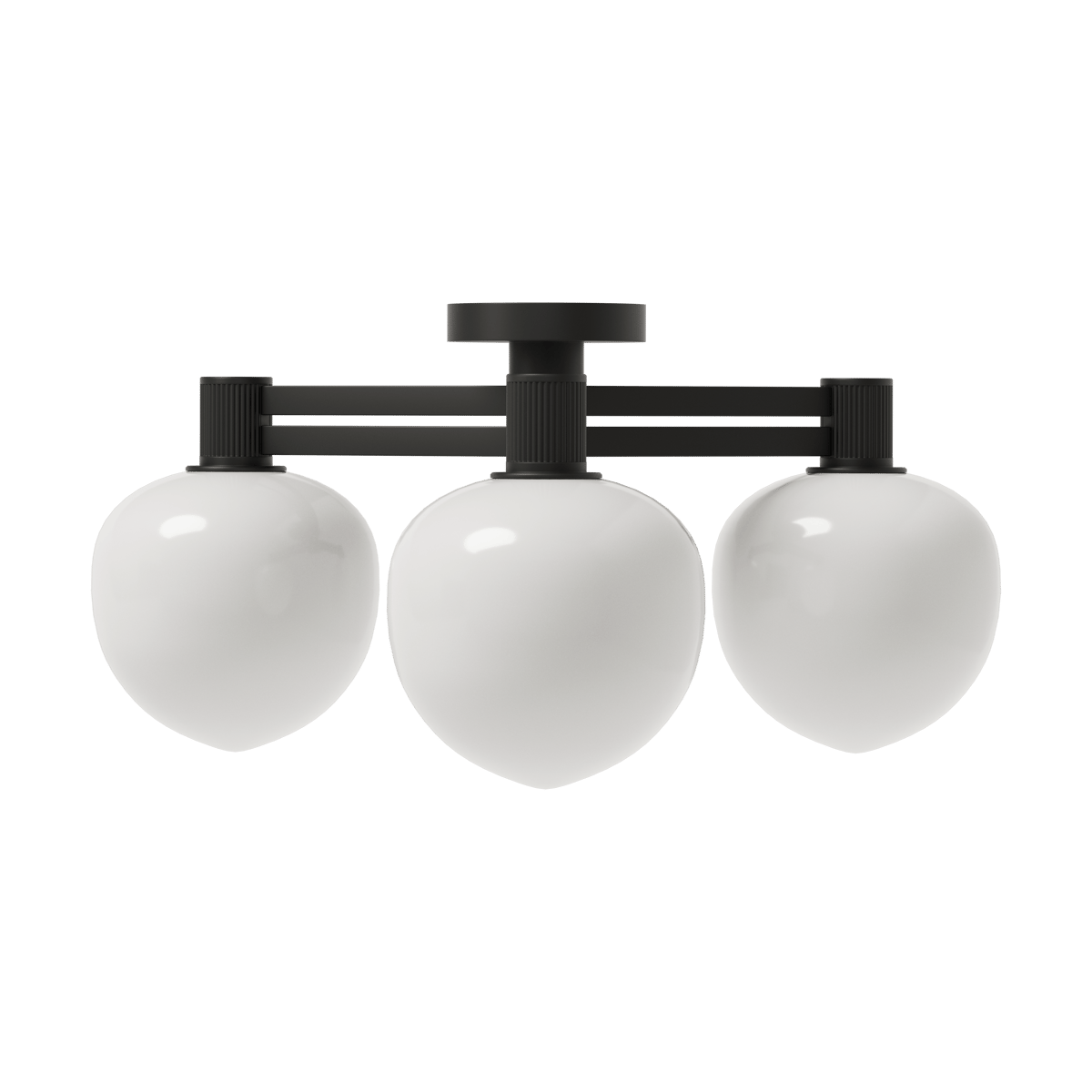 LYFA Memoir III 120 plafonnière Black | Scandinavisch Interieur | Plafondlampen | Zwart
