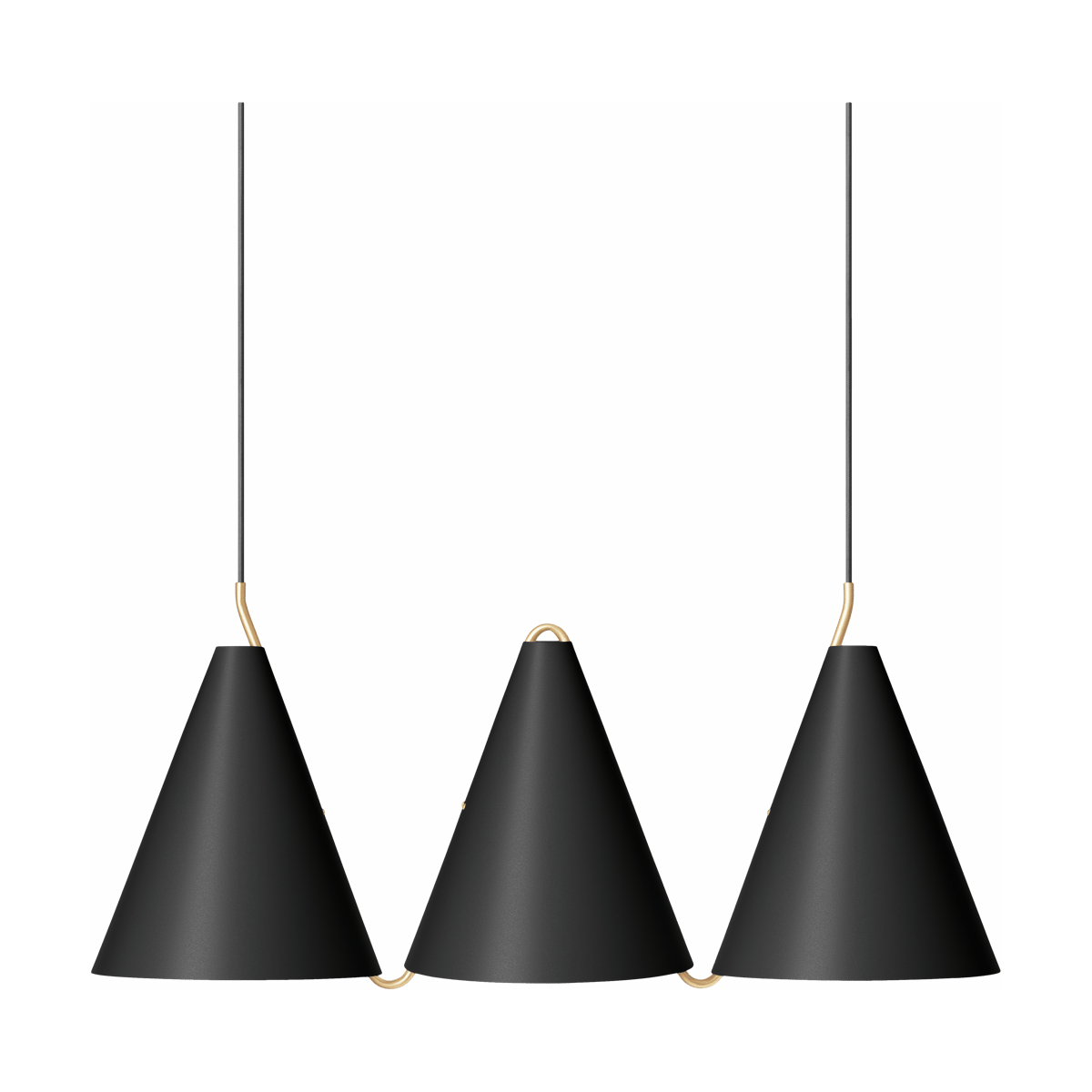 LYFA Mosaik III Side by Side 250 hanglamp Black