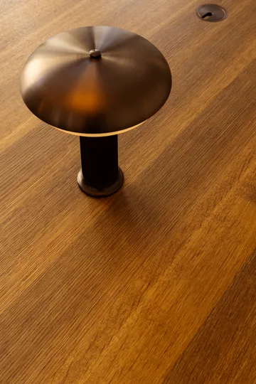 Noote tafellamp draagbaar - Brons - LYFA