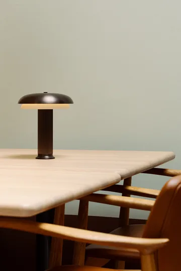 Noote tafellamp draagbaar - Brons - LYFA