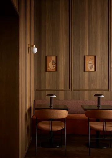 Noote tafellamp draagbaar - Brons - LYFA