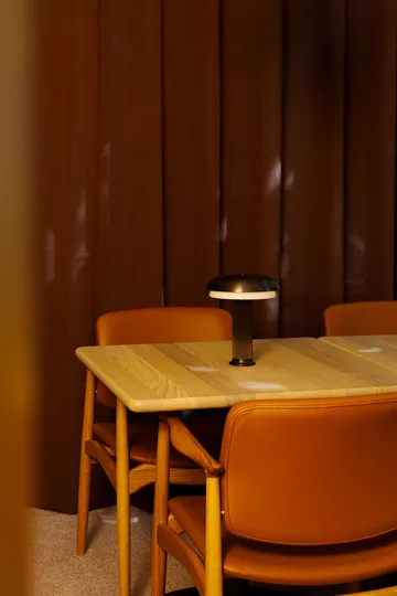 Noote tafellamp draagbaar - Brons - LYFA