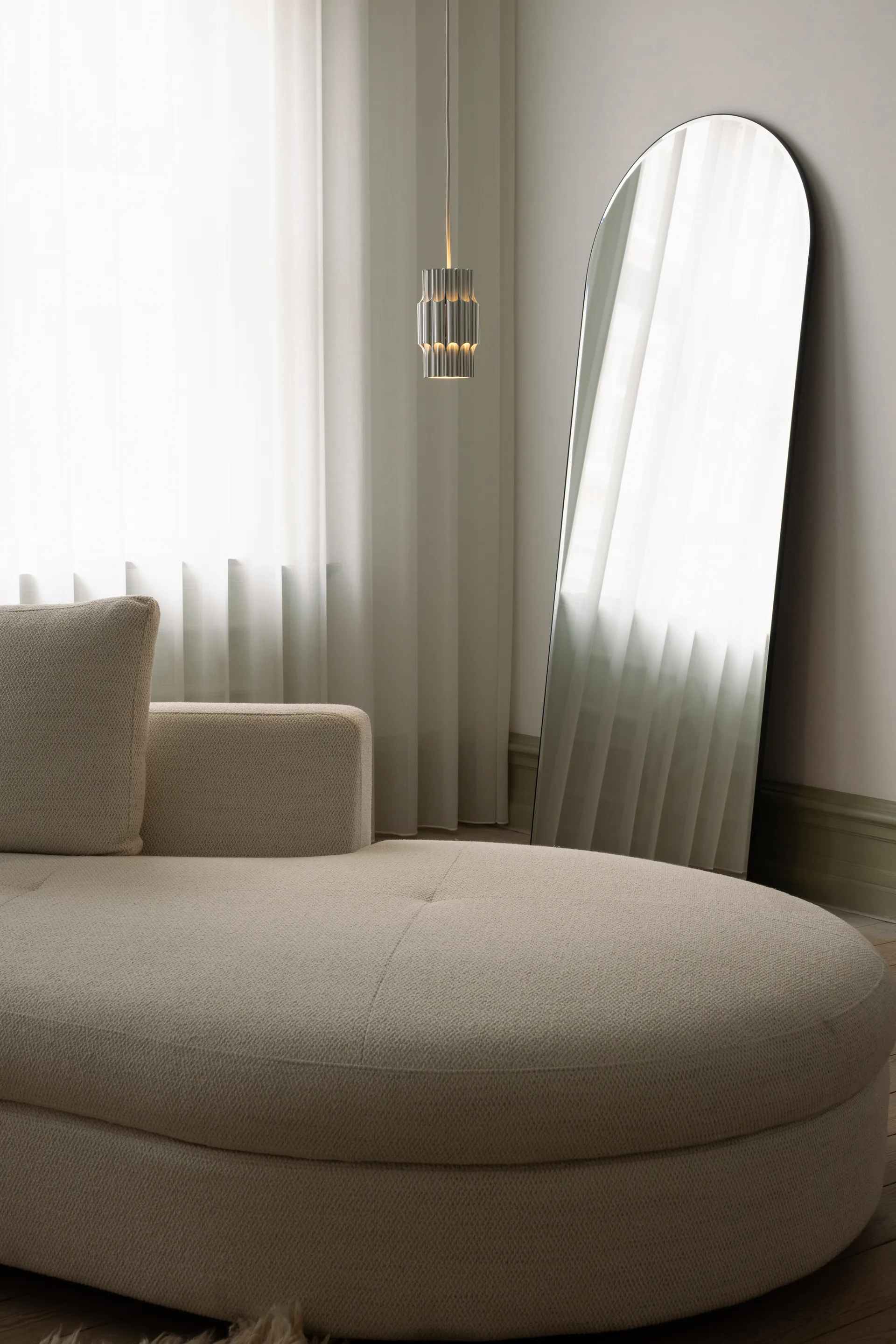 Pan 120 hanglamp, Aluminium LYFA