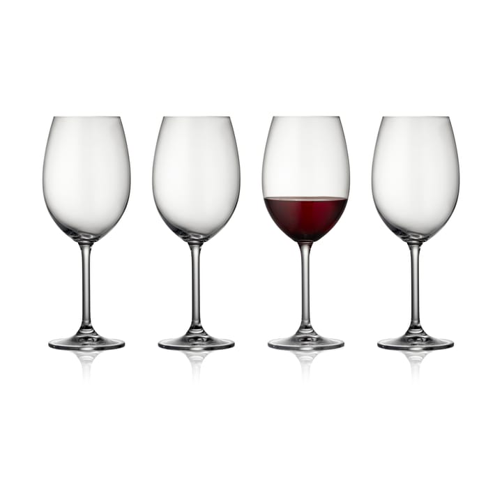 Clarity rodewijnglas 45 cl 4-pack, Clear Lyngby Glas