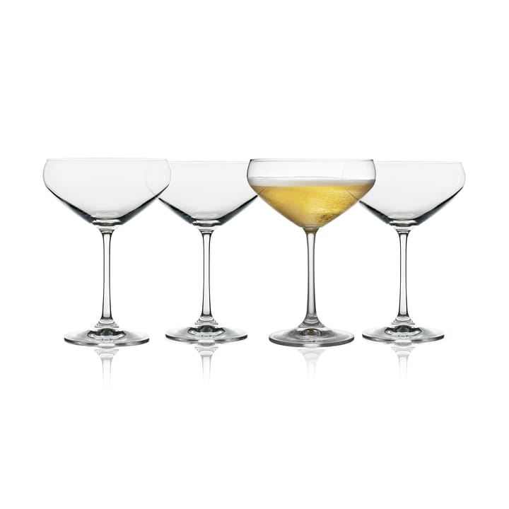 Juvel champagneglas coupe 34 cl 4-pack - Kristal - Lyngby Glas
