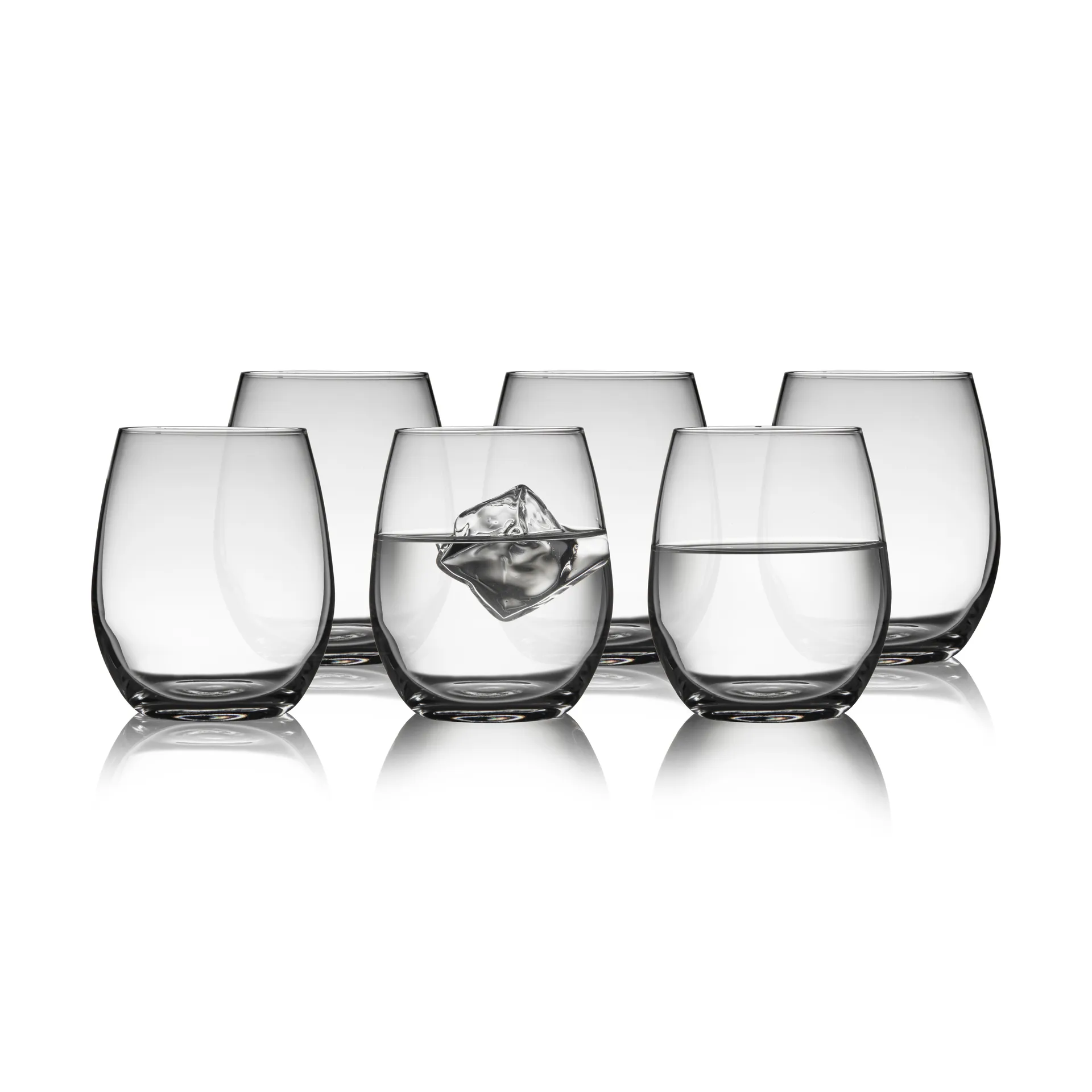 Juvel waterglas 39 cl 6-pack, Transparant Lyngby Glas