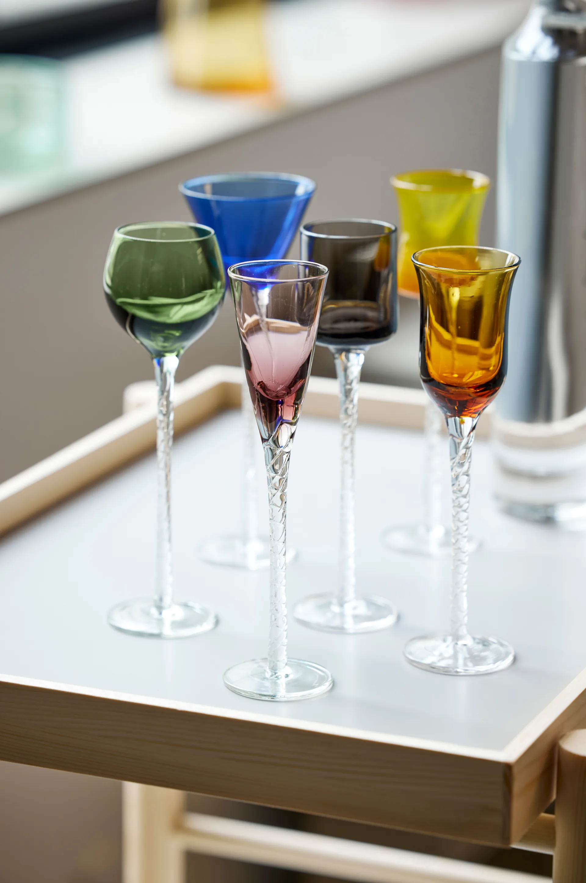 London borrelglas 2,5-5 cl 6-delig, Mix Lyngby Glas