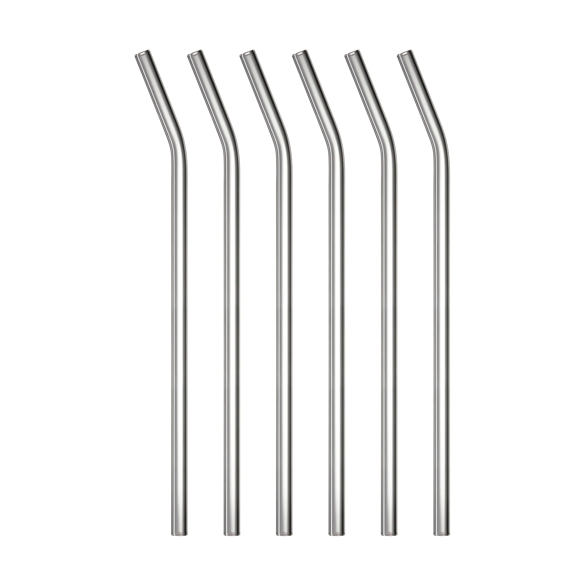 Lyngby Glas rietjes 21,5 cm 6-pack, Transparant Lyngby Glas
