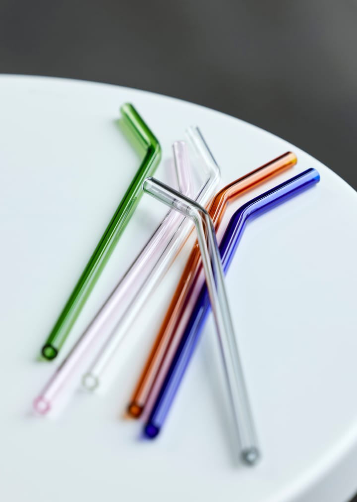 Lyngby Glas rietjes 21,5 cm 6-pack, Transparant Lyngby Glas