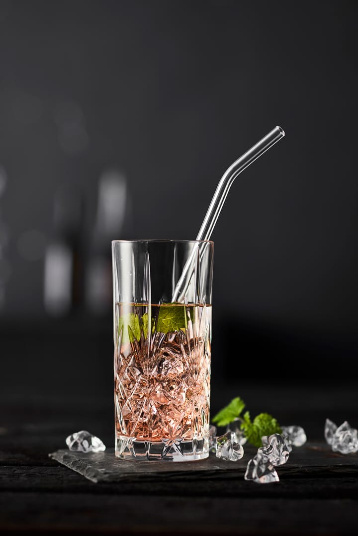 Lyngby Glas rietjes 21,5 cm 6-pack, Transparant Lyngby Glas