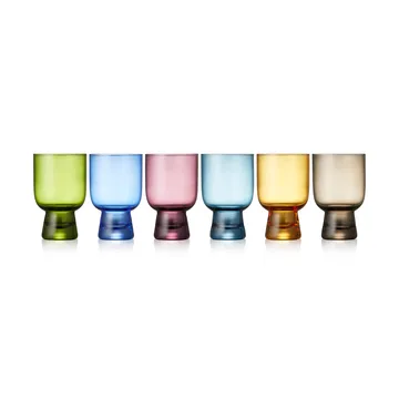 Lyngby Glas tumblerglas 30 cl 6-pack - Mix - Lyngby Glas