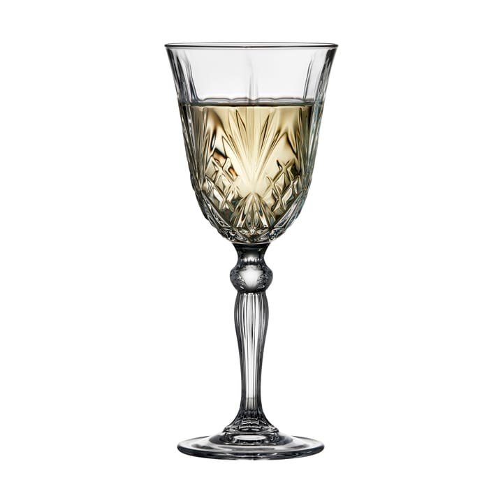 Melodia wittewijnglas 21 cl 4-pack, Kristal Lyngby Glas