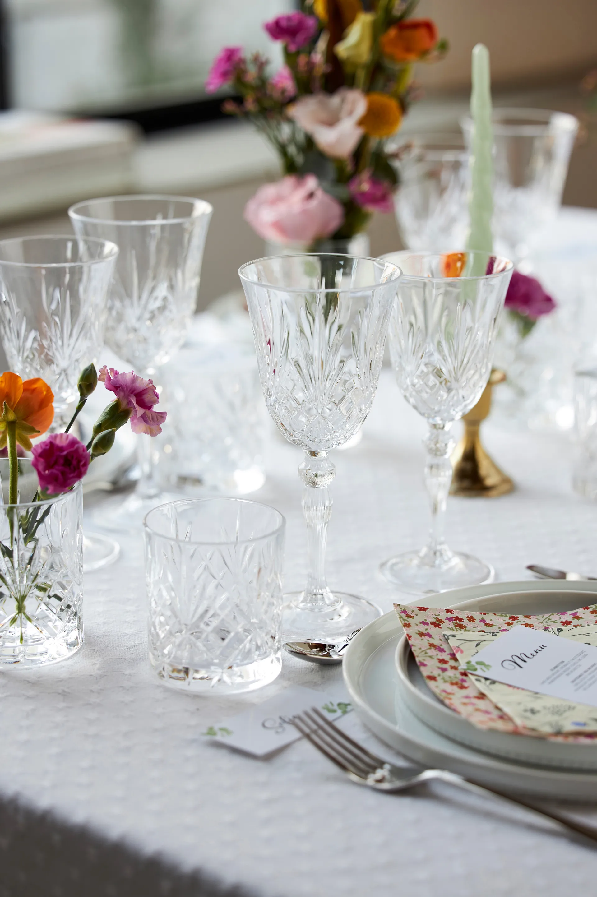 Melodia wittewijnglas 21 cl 4-pack, Kristal Lyngby Glas