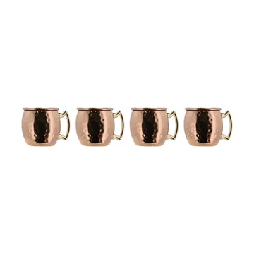 Moscow mule mini shotglas 8 cl 4-pack - Koper - Lyngby Glas