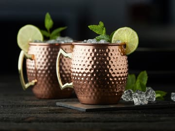 Moscow mule mok 55 cl 2-pack - Koper - Lyngby Glas