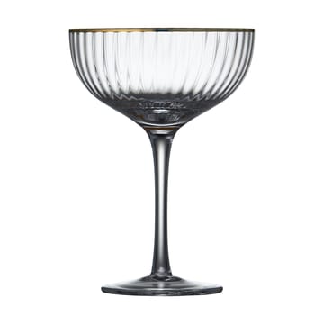 Palermo Gold cocktailglas 31,5 cl 4-pack - Transparant-goud - Lyngby Glas