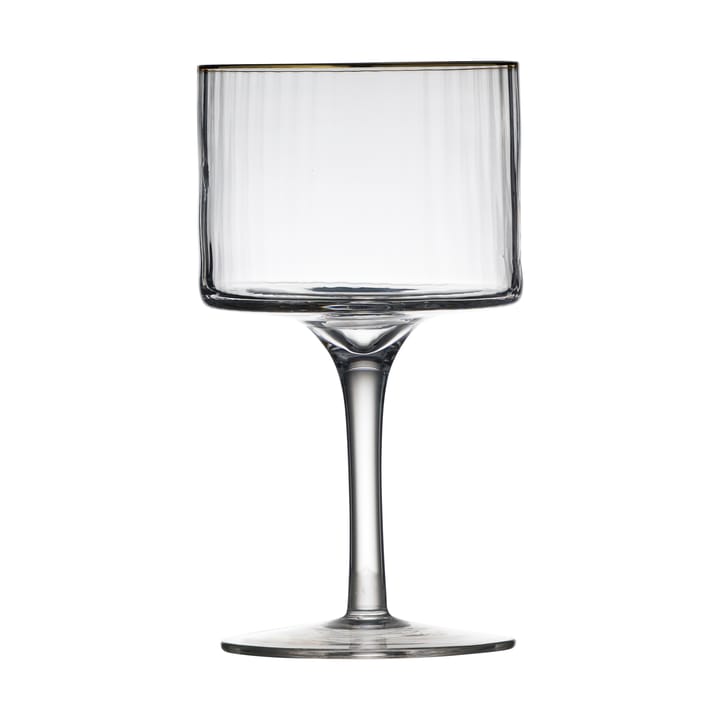 Palermo Gold gin & tonicglas 32 cl 4-pack, Transparant-goud Lyngby Glas