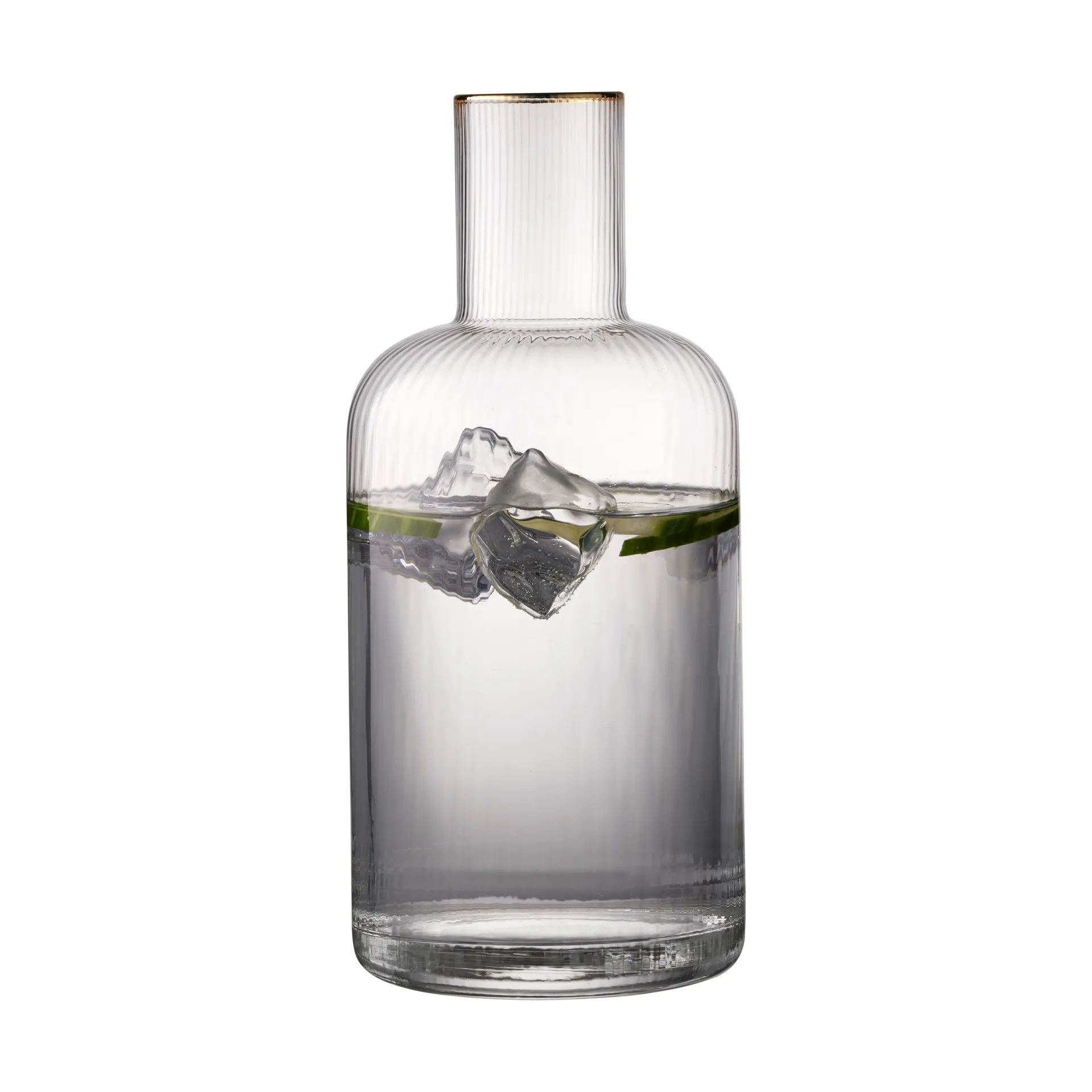 Palermo Gold karaf 1,5 l, Transparant-goud Lyngby Glas