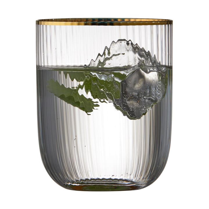 Palermo Gold tumblerglas 35 cl 4-pack, Transparant-goud Lyngby Glas