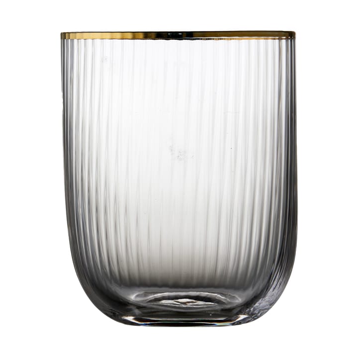 Palermo Gold tumblerglas 35 cl 4-pack - Transparant-goud - Lyngby Glas