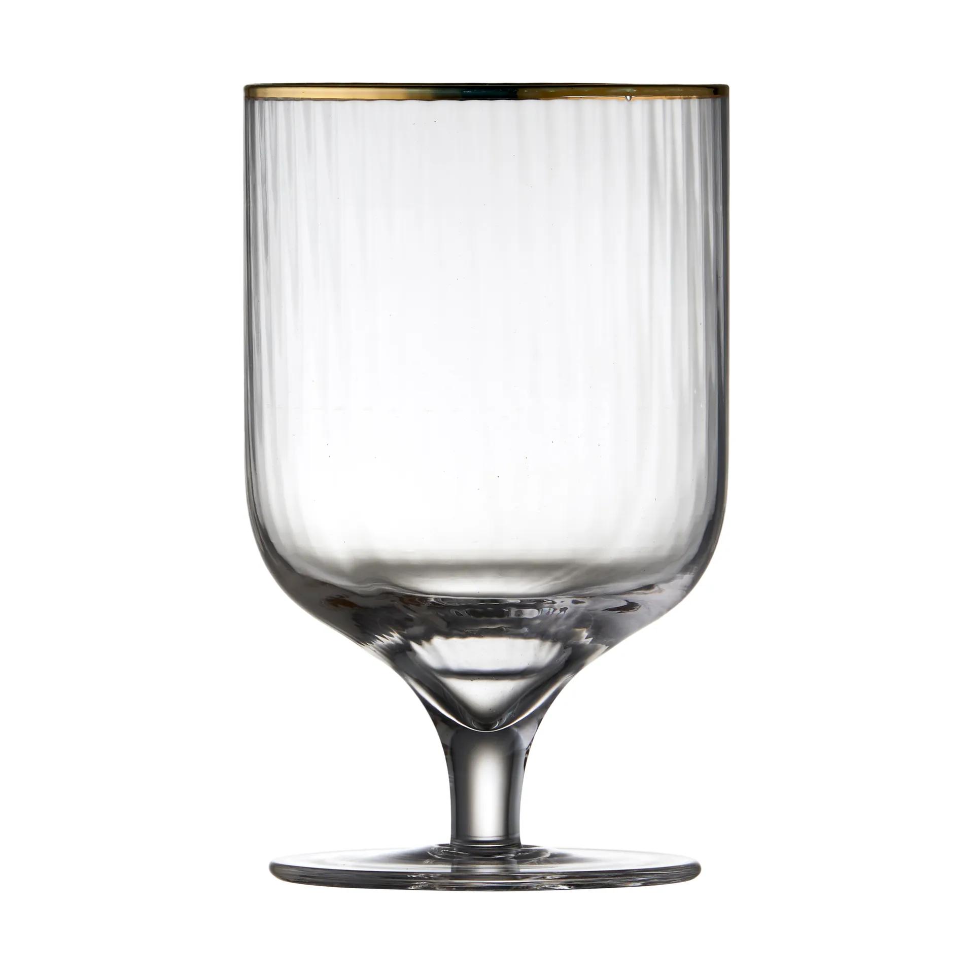 Palermo Gold wijnglas 30 cl 4-pack, Transparant-goud Lyngby Glas