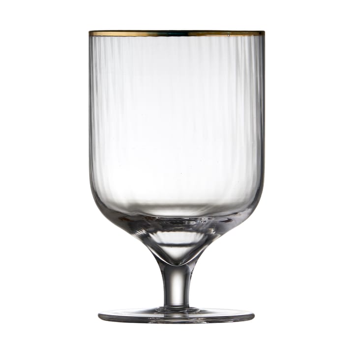 Palermo Gold wijnglas 30 cl 4-pack - Transparant-goud - Lyngby Glas