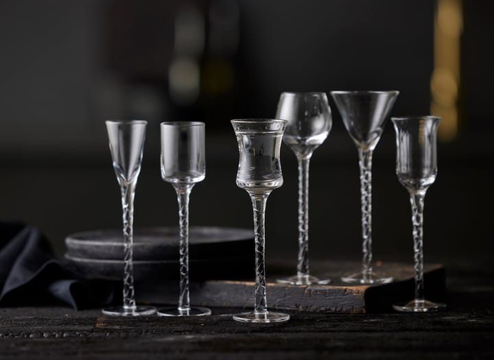 Rom borrelglas 2,5-5 cl 6-delig, Transparant Lyngby Glas