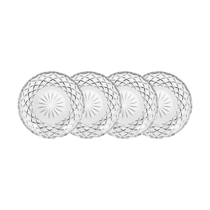 Sorrento bordje Ø16 cm 6-pack - Transparant - Lyngby Glas